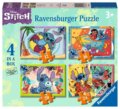 Puzzle: Disney: Stitch 4v1 (Ravensburger). Ravensburger, 2024 Puzzle: Disney: Stitch 4v1 (Ravensburger). Ravensburger, 2024