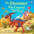 Kniha: The Dinosaur who Littered the Floor (Russell Punter). Usborne, 2023 Kniha: The Dinosaur who Littered the Floor (Russell Punter). Usborne, 2023