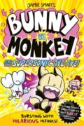Kniha: Bunny vs Monkey and the Supersonic Aye-aye (Jamie Smart). David Fickling Books, 2022 Kniha: Bunny vs Monkey and the Supersonic Aye-aye (Jamie Smart). David Fickling Books, 2022