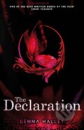 Kniha: The Declaration (Gemma Malley). Bloomsbury, 2012 Kniha: The Declaration (Gemma Malley). Bloomsbury, 2012