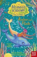 Kniha: Mermaid Academy: Amber and Flash (Julie Sykes a Linda Chapman). Nosy Crow, 2024 Kniha: Mermaid Academy: Amber and Flash (Julie Sykes a Linda Chapman). Nosy Crow, 2024