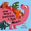 Kniha: How Many Dinosaurs is Too Many? (Lou Peacock). Nosy Crow, 2024 Kniha: How Many Dinosaurs is Too Many? (Lou Peacock). Nosy Crow, 2024