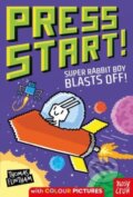 Kniha: Press Start! Super Rabbit Boy Blasts Off! (Thomas Flintham). Nosy Crow, 2024 Kniha: Press Start! Super Rabbit Boy Blasts Off! (Thomas Flintham). Nosy Crow, 2024