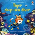 Kniha: Pho Daring Tiger Deep Sea Diver (Lesley Sims). Usborne, 2024 Kniha: Pho Daring Tiger Deep Sea Diver (Lesley Sims). Usborne, 2024