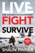 Kniha: Live. Fight. Survive. (Shaun Pinner). Penguin Books, 2024 Kniha: Live. Fight. Survive. (Shaun Pinner). Penguin Books, 2024