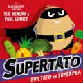 Kniha: Supertato: Eviltato vs Superpea (Paul Linnet a Sue Hendra). Simon & Schuster, 2024 Kniha: Supertato: Eviltato vs Superpea (Paul Linnet a Sue Hendra). Simon & Schuster, 2024