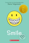 Kniha: Smile (Raina Telgemeier). Scholastic, 2023 Kniha: Smile (Raina Telgemeier). Scholastic, 2023