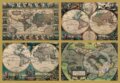 Puzzle: Štyri historické mapy (Ravensburger). Ravensburger Puzzle: Štyri historické mapy (Ravensburger). Ravensburger