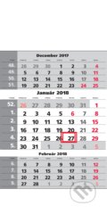 Mini 3-mesačný kalendár 2018, Spektrum grafik, 2017