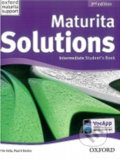 Kniha: Maturita Solutions 2nd Edition Intermediate Student´s Book (Paul Davies a Tim Falla). Oxford University Press, 2014 Kniha: Maturita Solutions 2nd Edition Intermediate Student´s Book (Paul Davies a Tim Falla). Oxford University Press, 2014