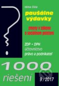 Kniha: 1000 riešení 9/2017 (Poradca s.r.o.). Poradca s.r.o., 2017 Kniha: 1000 riešení 9/2017 (Poradca s.r.o.). Poradca s.r.o., 2017