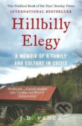 Kniha: Hillbilly Elegy (J.D. Vance). HarperCollins, 2017 Kniha: Hillbilly Elegy (J.D. Vance). HarperCollins, 2017