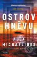 Kniha: Ostrov hněvu (Alex Michaelides). Motto, 2025 Kniha: Ostrov hněvu (Alex Michaelides). Motto, 2025