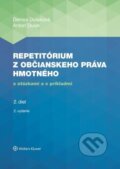 Kniha: Repetitórium z občianskeho práva hmotného (Anton Dulak a Denisa Dulaková). Wolters Kluwer, 2025 Kniha: Repetitórium z občianskeho práva hmotného (Anton Dulak a Denisa Dulaková). Wolters Kluwer, 2025