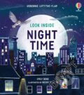 Kniha: Look Inside Night Time (Emily Bone). Usborne, 2024 Kniha: Look Inside Night Time (Emily Bone). Usborne, 2024