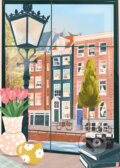 Puzzle: Amsterdam z kaviarne (Katy Simply). Pieces & Peace Puzzle: Amsterdam z kaviarne (Katy Simply). Pieces & Peace