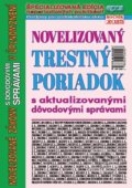 Kniha: Novelizovaný Trestný poriadok (Epos). Epos, 2025 Kniha: Novelizovaný Trestný poriadok (Epos). Epos, 2025