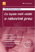 Kniha: Co byste měli vědět o rakovině prsu (Jitka Abrahámová a kolektiv). Grada, 2009 Kniha: Co byste měli vědět o rakovině prsu (Jitka Abrahámová a kolektiv). Grada, 2009