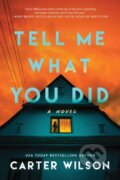 Kniha: Tell Me What You Did (Carter Wilson). Poisoned Pen Press, 2025 Kniha: Tell Me What You Did (Carter Wilson). Poisoned Pen Press, 2025