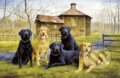 Puzzle: Rodinka Labradorov (Wrebbit - MB). Wrebbit - MB Puzzle: Rodinka Labradorov (Wrebbit - MB). Wrebbit - MB