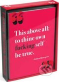 Fucking Quote Notecards (Knock Knock). Knock Knock, 2017 Fucking Quote Notecards (Knock Knock). Knock Knock, 2017