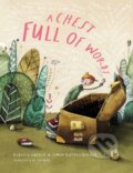 Kniha: A Chest Full of Words (Rebecca Gugger a Simon Rothlisberger). North-South Books, 2025 Kniha: A Chest Full of Words (Rebecca Gugger a Simon Rothlisberger). North-South Books, 2025
