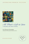 Kniha: All That's Left to You (Ghassan Kanafani, Jeremy Reed a May Jayyusi). , 2023 Kniha: All That's Left to You (Ghassan Kanafani, Jeremy Reed a May Jayyusi). , 2023