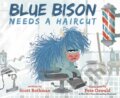 Kniha: Blue Bison Needs a Haircut (Pete Oswald a Scott Rothman). Random House, 2022 Kniha: Blue Bison Needs a Haircut (Pete Oswald a Scott Rothman). Random House, 2022
