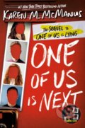 Kniha: One of Us Is Next (Karen M. Mcmanus). Delacorte, 2023 Kniha: One of Us Is Next (Karen M. Mcmanus). Delacorte, 2023