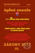 Kniha: Aktualizácia IV/2 2017 (Poradca s.r.o.). Poradca s.r.o., 2017 Kniha: Aktualizácia IV/2 2017 (Poradca s.r.o.). Poradca s.r.o., 2017