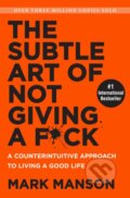Kniha: The Subtle Art of Not Giving a F*ck (Mark Manson), 2016 Kniha: The Subtle Art of Not Giving a F*ck (Mark Manson), 2016