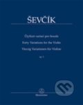 Kniha: Čtyřicet variací pro housle op. 3 (Otakar Ševčík). Bärenreiter Praha, 2018 Kniha: Čtyřicet variací pro housle op. 3 (Otakar Ševčík). Bärenreiter Praha, 2018