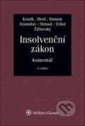 Insolvenční zákon - Jan Kozák, Alexandr Dadam a kolektiv, Wolters Kluwer ČR, 2018