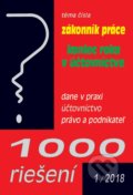 Kniha: 1000 riešení 1/2018 (Poradca s.r.o.). Poradca s.r.o., 2018 Kniha: 1000 riešení 1/2018 (Poradca s.r.o.). Poradca s.r.o., 2018
