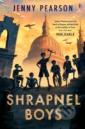 Kniha: Shrapnel Boys (Jenny Pearson). Usborne, 2025 Kniha: Shrapnel Boys (Jenny Pearson). Usborne, 2025
