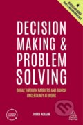 Kniha: Decision Making and Problem Solving (John Adair). Kogan Page, 2022 Kniha: Decision Making and Problem Solving (John Adair). Kogan Page, 2022