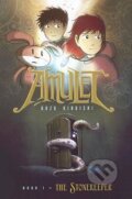 Kniha: Amulet (1) The Stonekeeper (Kazu Kibuishi). Folio, 2008 Kniha: Amulet (1) The Stonekeeper (Kazu Kibuishi). Folio, 2008