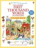 Kniha: 1000 Words in English Sticker (Heather Amery). Usborne, 2014 Kniha: 1000 Words in English Sticker (Heather Amery). Usborne, 2014