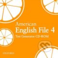 Kniha: American English File 4 Test Generator CD-ROM (Clive Oxenden a Christina Latham-Koenig). Oxford University Press, 2009 Kniha: American English File 4 Test Generator CD-ROM (Clive Oxenden a Christina Latham-Koenig). Oxford University Press, 2009