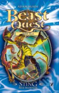 Kniha: Beast Quest: Sting, muž škorpion (Adam Blade). Albatros CZ, 2018 Kniha: Beast Quest: Sting, muž škorpion (Adam Blade). Albatros CZ, 2018