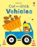 Kniha: Cut and Stick Vehicles (Jessica Greenwell). Usborne, 2025 Kniha: Cut and Stick Vehicles (Jessica Greenwell). Usborne, 2025