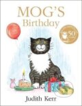 Kniha: Mog´s Birthday (Judith Kerrová). HarperCollins Publishers, 2022 Kniha: Mog´s Birthday (Judith Kerrová). HarperCollins Publishers, 2022