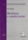 Kniha: Restituce v soudní praxi 3 (Milan Kindl). C. H. Beck, 1997 Kniha: Restituce v soudní praxi 3 (Milan Kindl). C. H. Beck, 1997