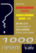 Kniha: 1000 riešení 6/2018 (Poradca s.r.o.). Poradca s.r.o., 2018 Kniha: 1000 riešení 6/2018 (Poradca s.r.o.). Poradca s.r.o., 2018