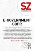 Kniha: E-government a GDPR (Autorský kolektív). Aleš Čeněk, 2018 Kniha: E-government a GDPR (Autorský kolektív). Aleš Čeněk, 2018