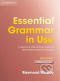 Kniha: Essential Grammar in Use 3rd Edition: Edition without answers (Raymond Murphy). Cambridge University Press, 2007 Kniha: Essential Grammar in Use 3rd Edition: Edition without answers (Raymond Murphy). Cambridge University Press, 2007