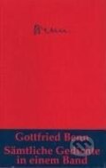 Kniha: Sämtliche Gedichte (Gottfried Benn). Klett-Cotta, 2019 Kniha: Sämtliche Gedichte (Gottfried Benn). Klett-Cotta, 2019