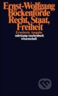 Kniha: Recht, Staat, Freiheit (Ernst-Wolfgang Böckenförde). Suhrkamp, 1991 Kniha: Recht, Staat, Freiheit (Ernst-Wolfgang Böckenförde). Suhrkamp, 1991