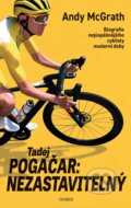 Kniha: Tadej Pogačar (Andy McGrath). Universum, 2026 Kniha: Tadej Pogačar (Andy McGrath). Universum, 2026