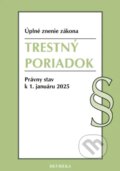 Kniha: Trestný poriadok (Heuréka). Heuréka, 2025 Kniha: Trestný poriadok (Heuréka). Heuréka, 2025